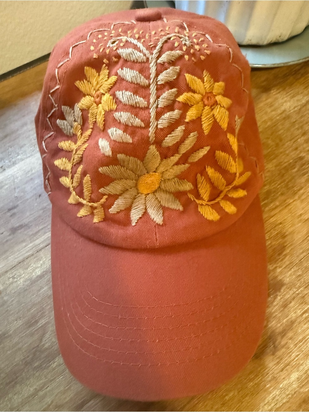 Embroidered hat from Mexico City